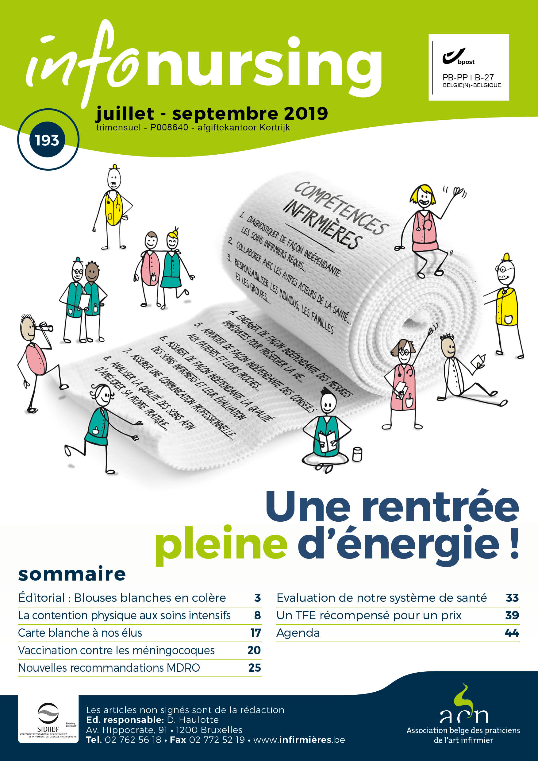 Edito Info-Nursing 193 : Mardis des blouses blanche, infirmières en colère...