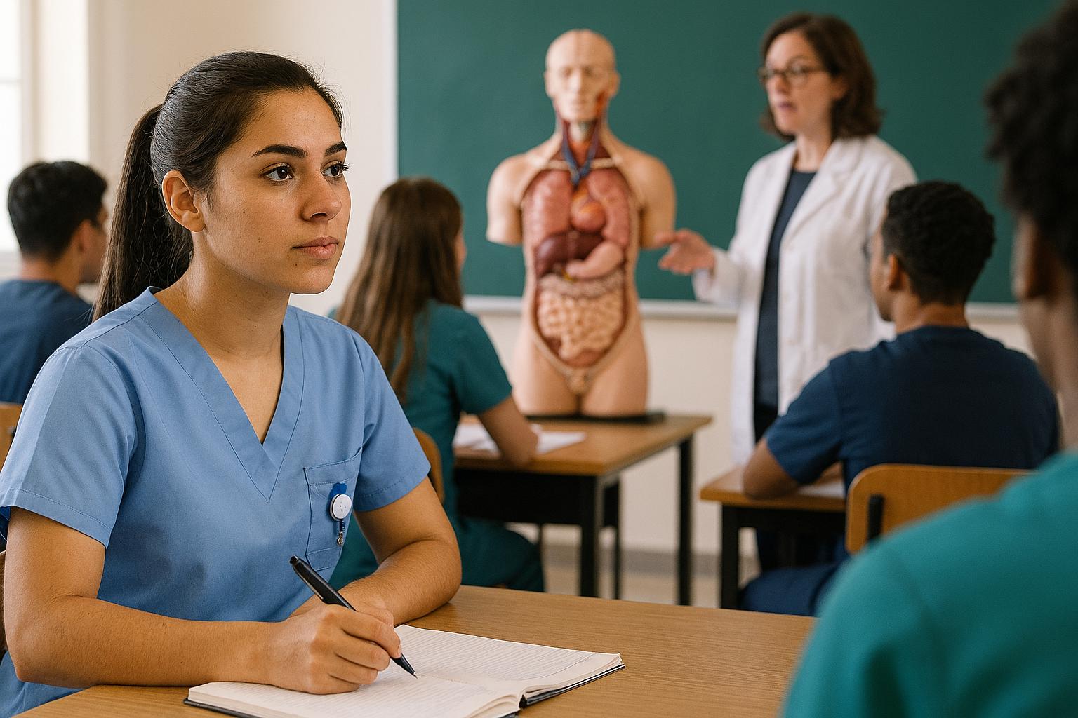Fin de la formation de brevet infirmier, début de la formation d’AESI