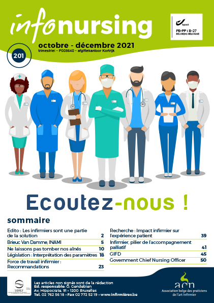 Edito Info-Nursing 201 : écoutons les infirmier.e.s !