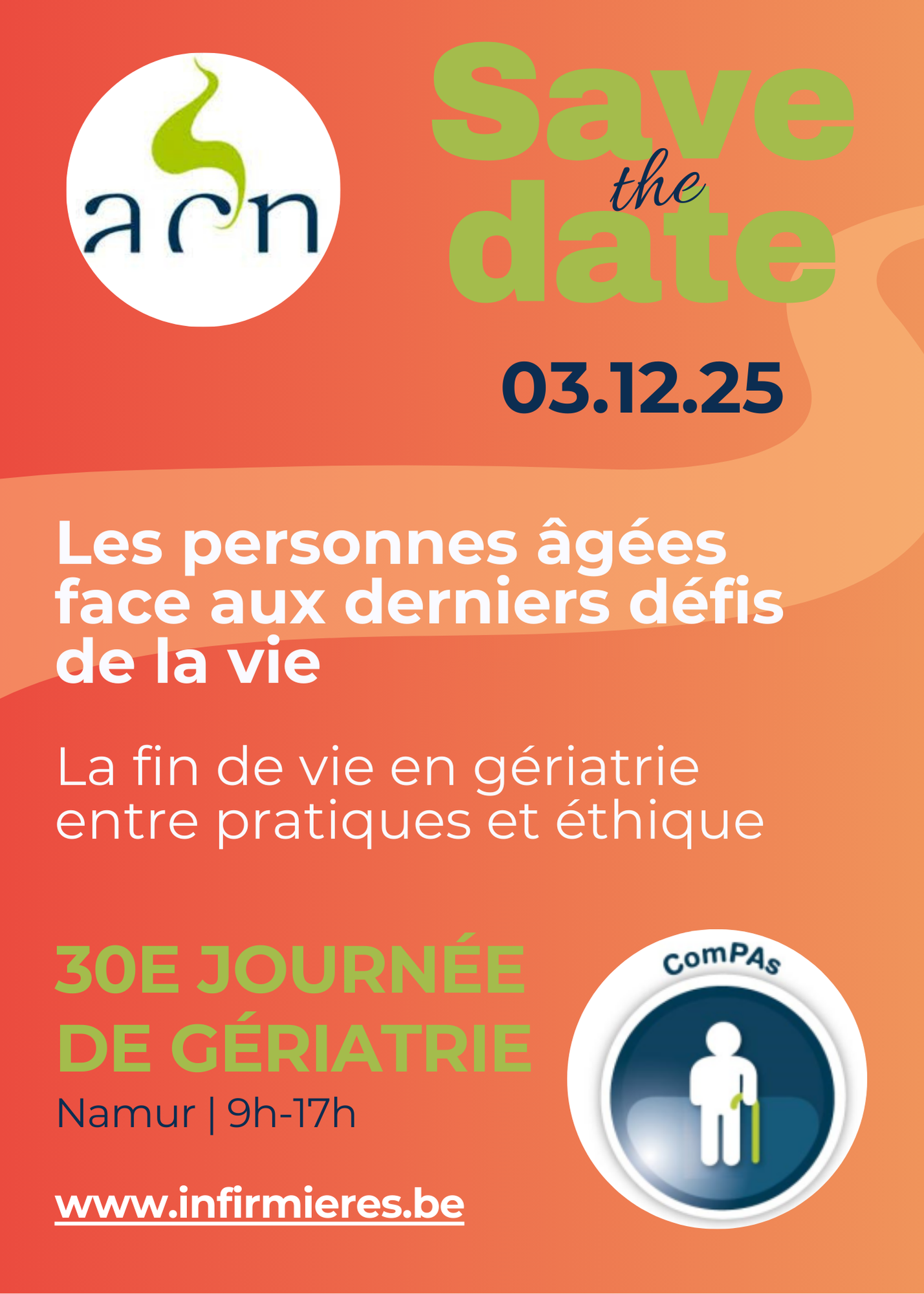 Journée de gériatrie 2025 - SAVE THE DATE 